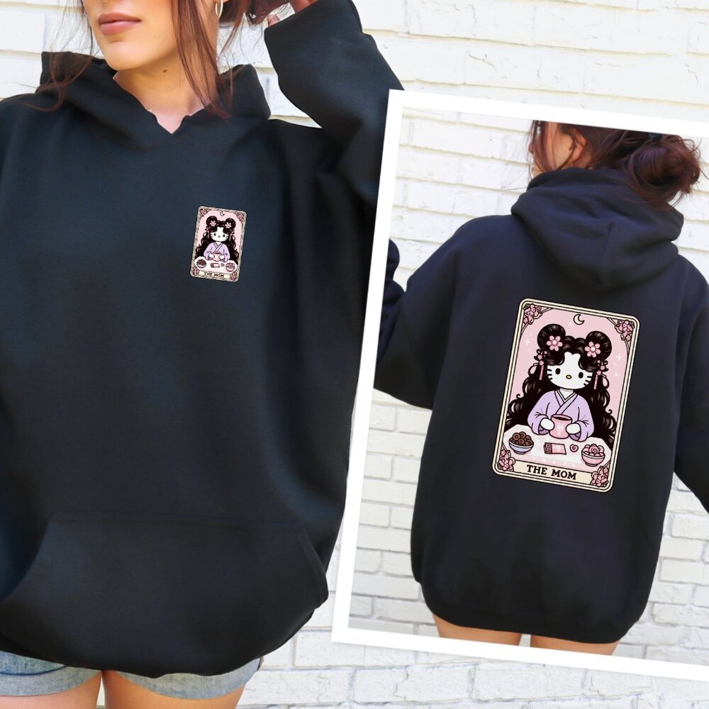 Hello Kitty Tarot Card - The Mom Hoodie